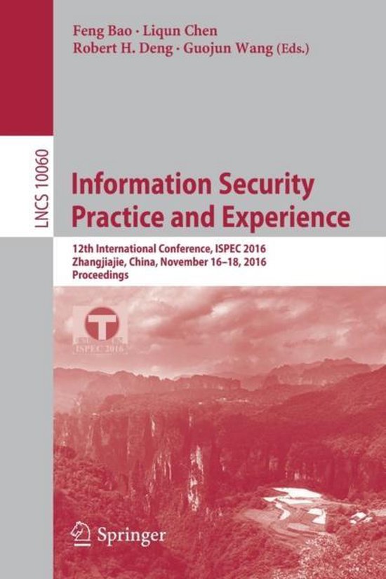 Information Security Practice and Experience - cover