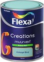 Flexa Creations - Muurverf Extra Mat - Vintage Blue - 1 liter