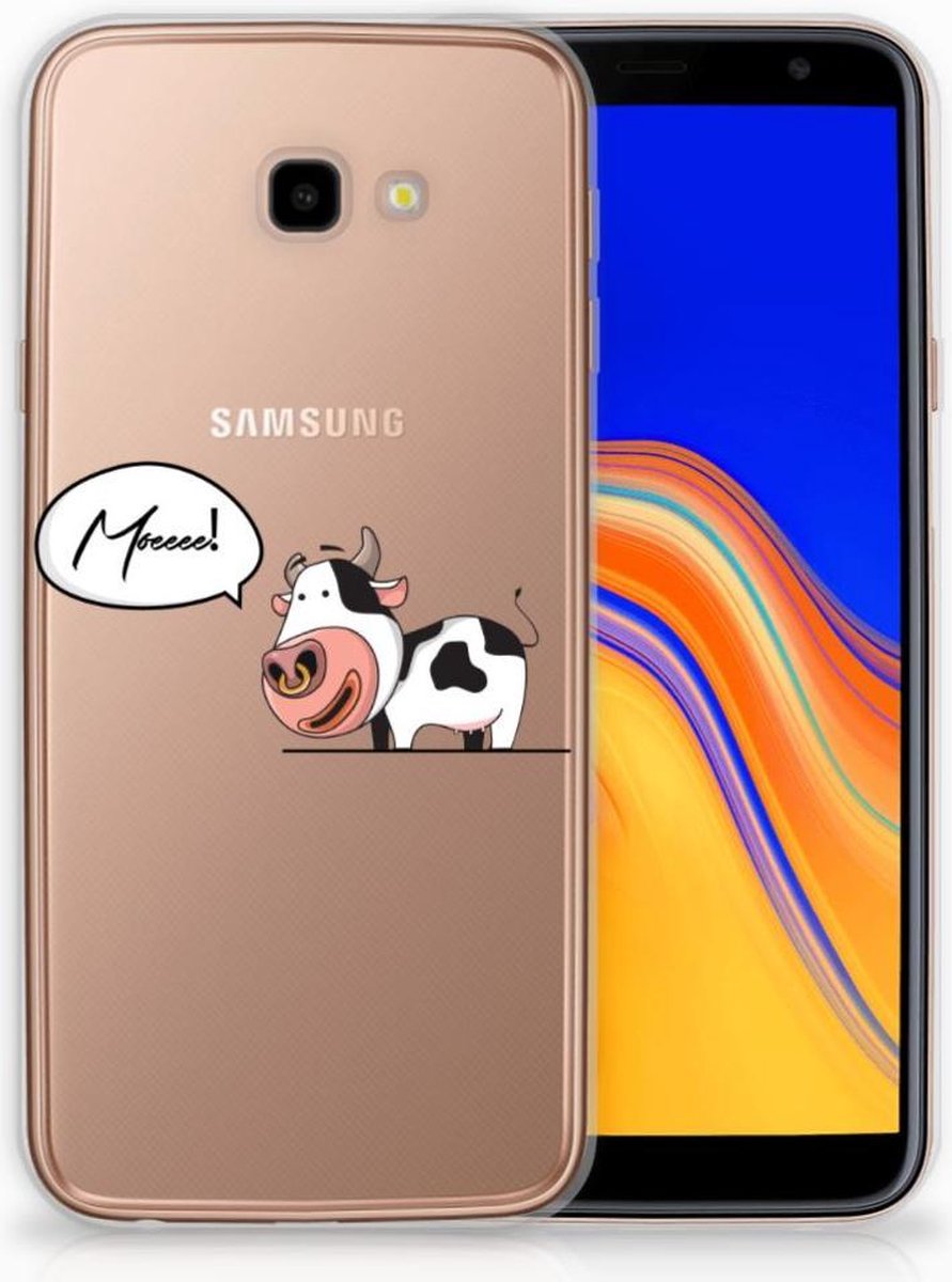 Samsung Galaxy J4 Plus (2018) Telefoonhoesje met Naam Cow