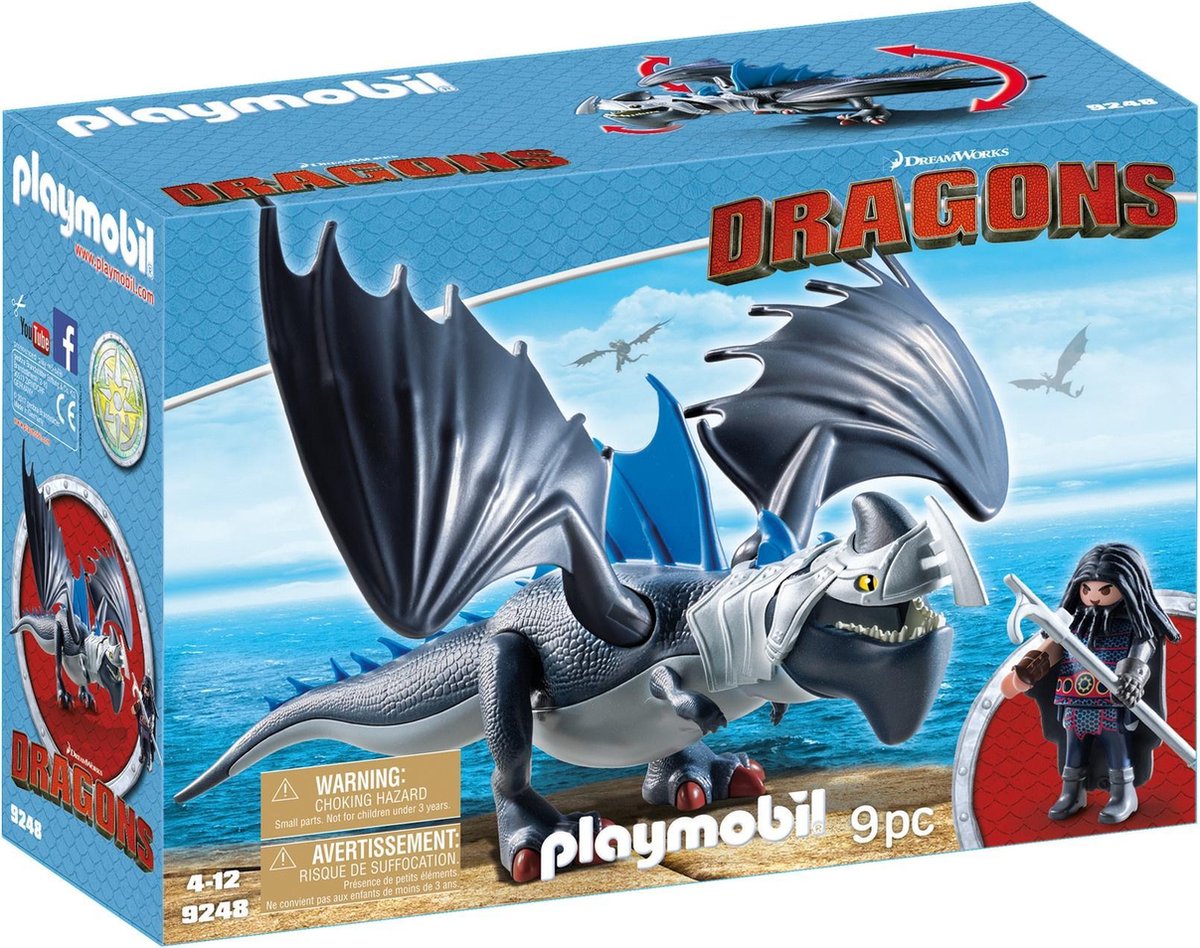 Playmobil Dragons: Drako et Dragon blindé (9248) | bol.com