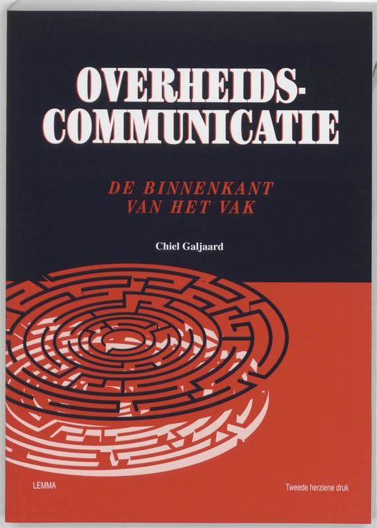 Cover van het boek 'Overheidscommunicatie / druk 2' van C. Galjaard