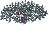 100 Stuks Soldaatjes Set - Speelgoed Leger Soldaat - Groen
