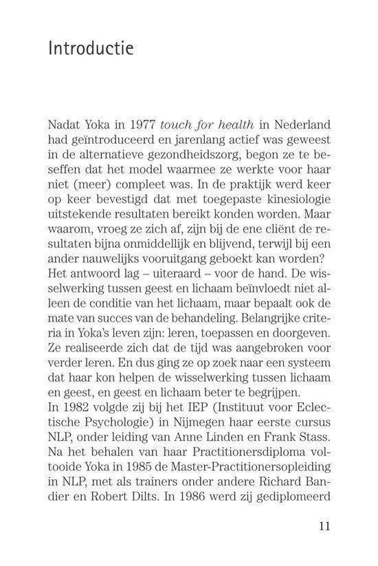 Pagina met titel 'Introductie' en tekst over Yoka en haar achtergrond.