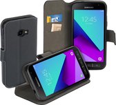 MP Case zwart book case style voor Samsung Galaxy Xcover 4 wallet case