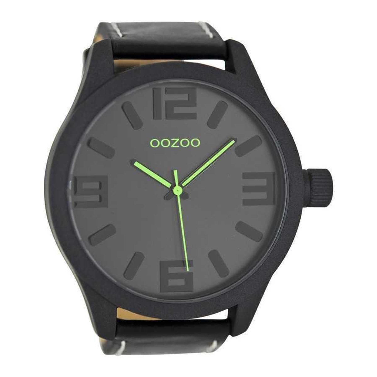 sensor privacy rekenkundig bol.com | OOZOO Timepieces C7884 - Horloge - Leer - Zwart - 51 mm