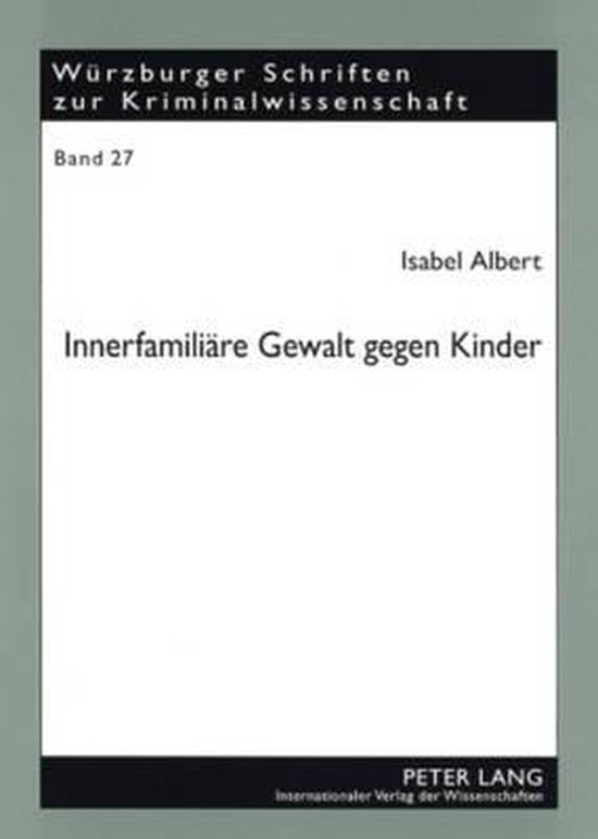 Innerfamiliäre Gewalt gegen Kinder - cover