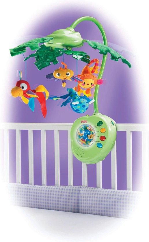 Mattel FisherPrice Rainforest Mobile Met muziek en licht