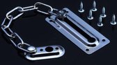 Premium RVS Deurketting Met Schroeven - Deur Beveiliging Ketting
