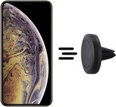 Shop4 - iPhone Xs Max Autohouder Magnetische Ventilatierooster Houder Zwart