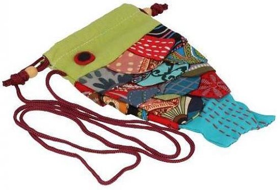Vis pouch handtas schoudertas Turquoise