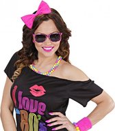 Roze zebra print retro bril