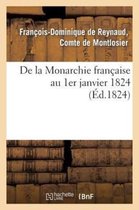 Litterature- de la Monarchie Française Au 1er Janvier 1824