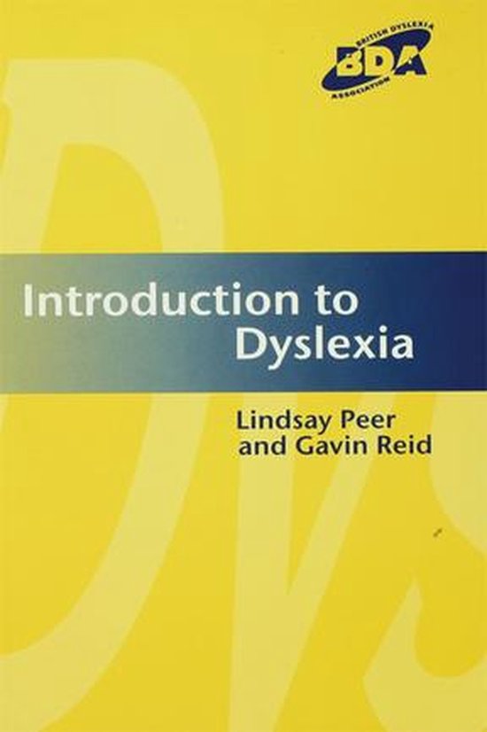 Introduction to Dyslexia - cover