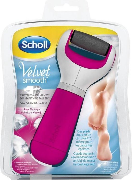 Scholl Velvet Soft Elektronische Voetvijl - Eeltverwijderaar Roze | bol.com