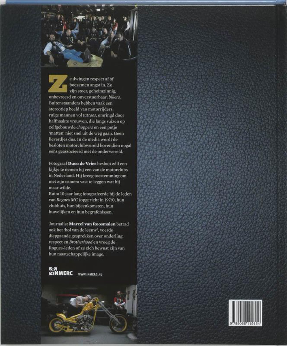 Bikers In Holland - back cover