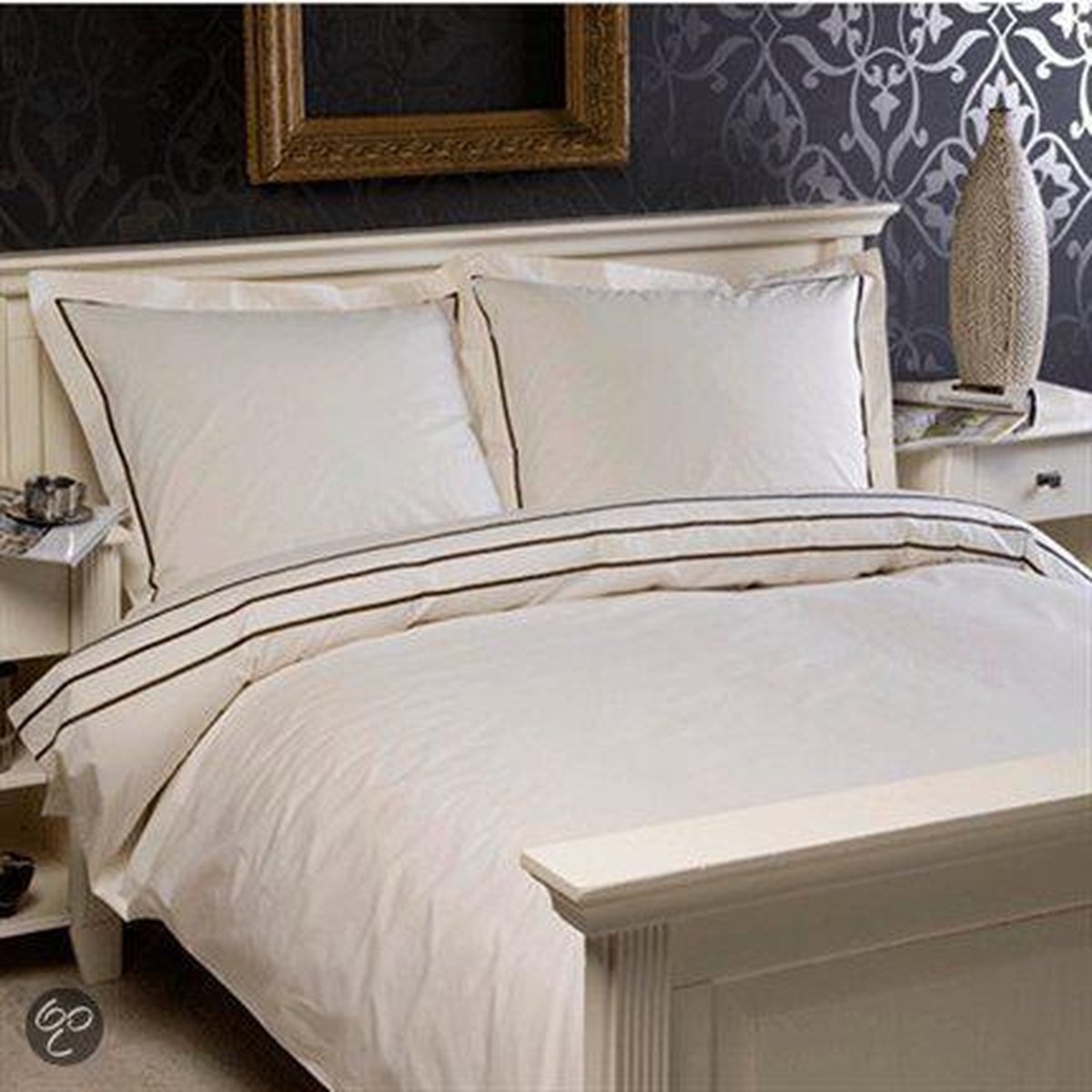 Papillon Portofino Dekbedovertrek - Eenpersoons - 140x200/220 cm - Beige
