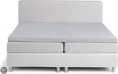 Topcover katoen 90 x 210 (94) light grey Standaard (tot 8 cm) Nightkiss