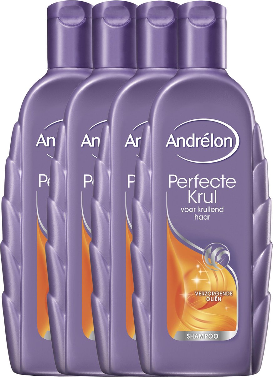 Bol.com Andrélon Perfecte Krul - 4 x 300 ml - Shampoo - Voordeelverpakking aanbieding