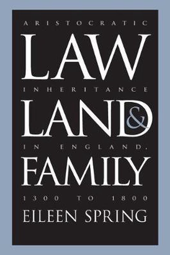 Law, Land, and Family - cover