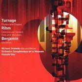 Turnage: Études and Elegies; Rihm: Canzona per Sonare; Cuts and Dissolves; Benjamin: Olicantus