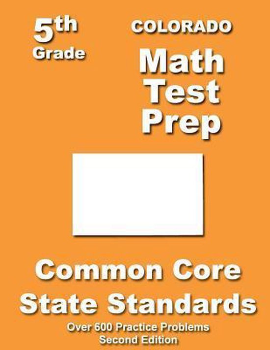 Colorado 5th Grade Math Test Prep - cover