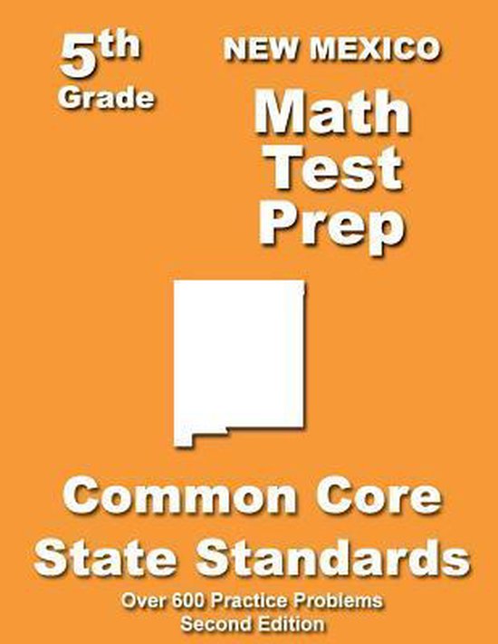 New Mexico 5th Grade Math Test Prep - cover