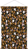 We Maqe textielposter vintage herfst bloemen Veronique 45x70 cm