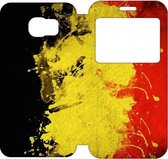 Samsung Galaxy S6 Leuk Hoesje met Venster Belgische vlag, G920f