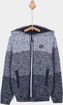 Tiffosi-jongens-vest, cardigan-Kelvin-kleur: blauw, wit-maat 164