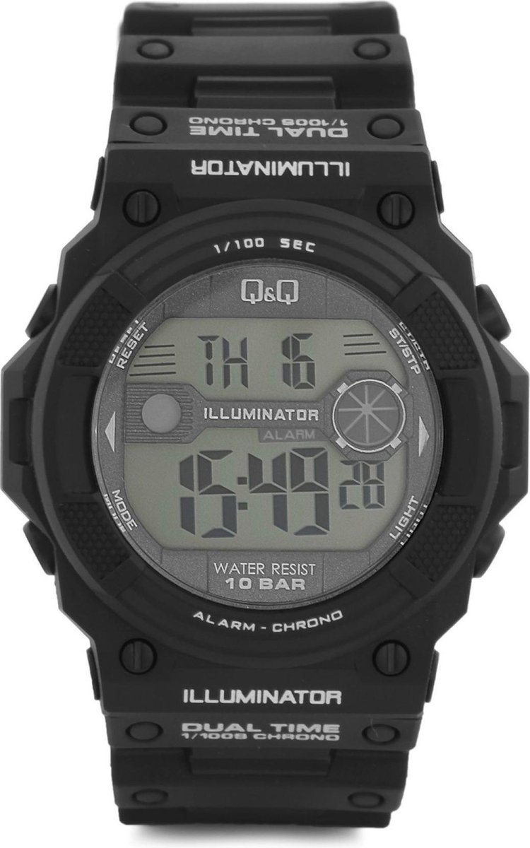 VILLCASE Polshorloge-Intelligent LED Elektronisch Horloge Siliconen Slimme Pols Armband Verstelbare Riem Eenvoudige Slimme Armband Zwart