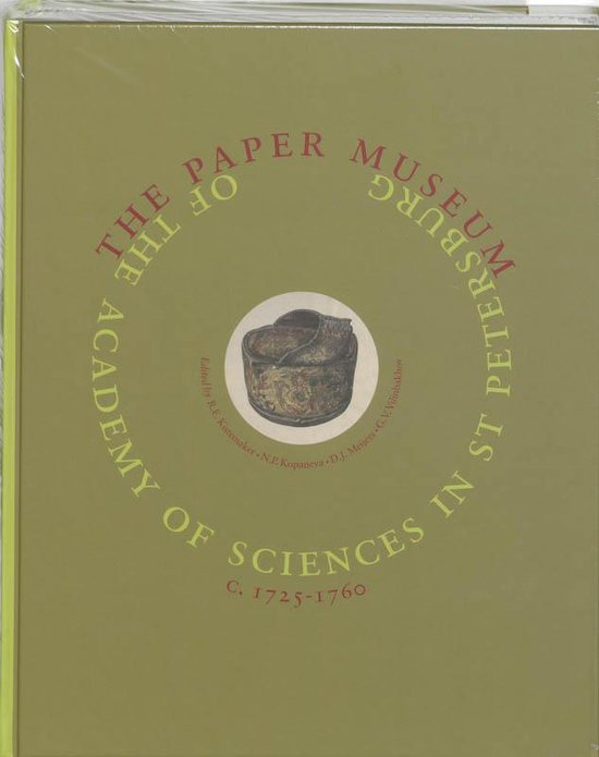 Cover van het boek 'Papermuseum of the Petersburg Academy of Science 1725-1760 + DVD / druk 1'
