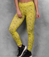 Girlie cool printed sport legging, Kleur Kaleidoscope Lime, Maat XS