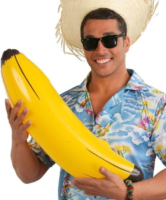 Opblaas Banaan 70cm
