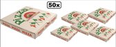 50x Pizzadoos Americano 33x33x4.5cm