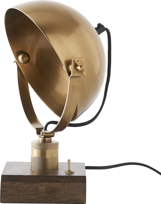 Eigenaardig Onderhandelen nevel Rivièra Maison In The Spotlight Desk Lamp - Bureaulamp - Goud | bol.com