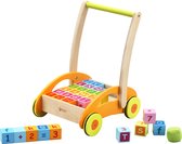 Wooden Toys Classic World Wooden Walker with Blocks