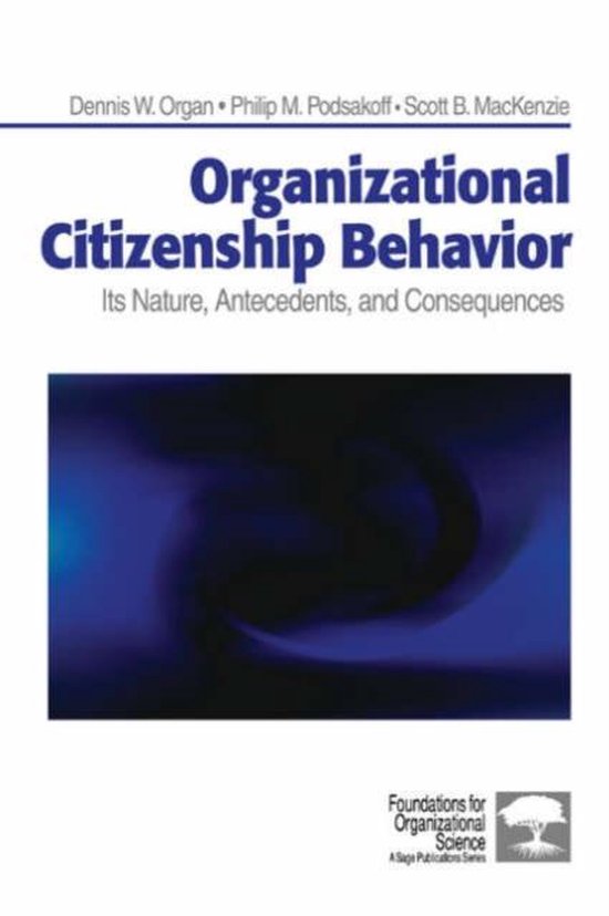 Organizational Citizenship Behavior - cover