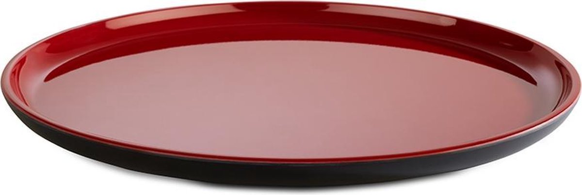Melamine bord asia plus - ø24 x h2 cm - Zwart/Rood