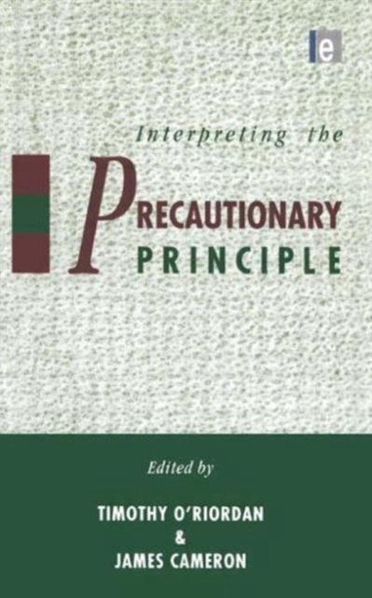 Interpreting the Precautionary Principle - cover
