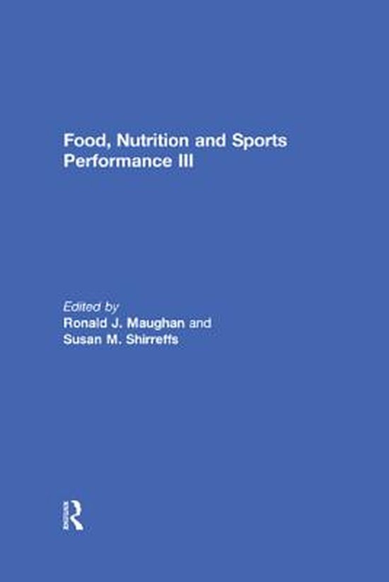 Food, Nutrition and Sports Performance III - cover