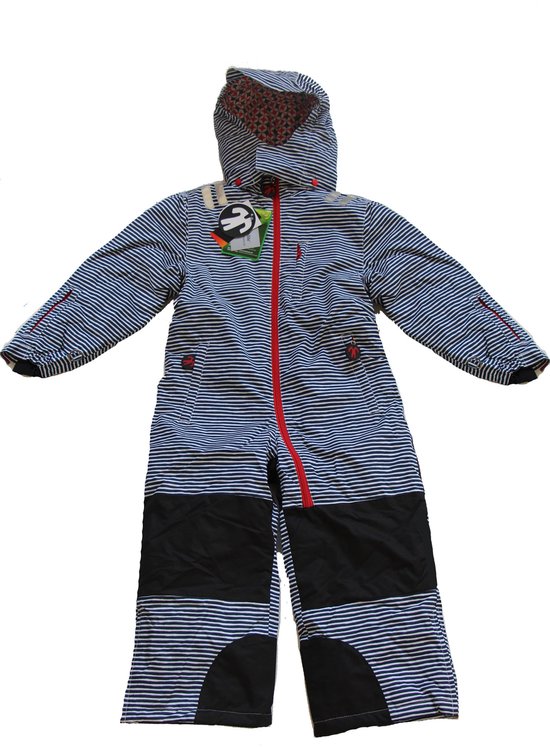 Ducksday - skipak voor kinderen -  blauw - hi-tech - winddicht - waterdicht - recycled polyester -  unisex  - flicflac – 128/134