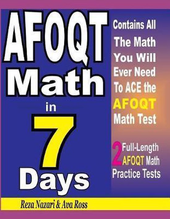 Afoqt Math in 7 Days - cover