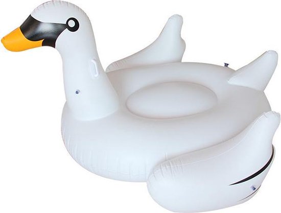 Ambacht geluk NieuwZeeland Opblaasbare zwaan XL - mega swan opblaasbaar - zwembad speelgoed opblaasbaar  dier | bol.com