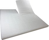 180x210 Splittopper Latex met enkele split - 7 cm matrasdikte Medium ligcomfort