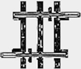 H0 Märklin K-rails (zonder ballastbed) 2204 Rechte rails 22.5 mm