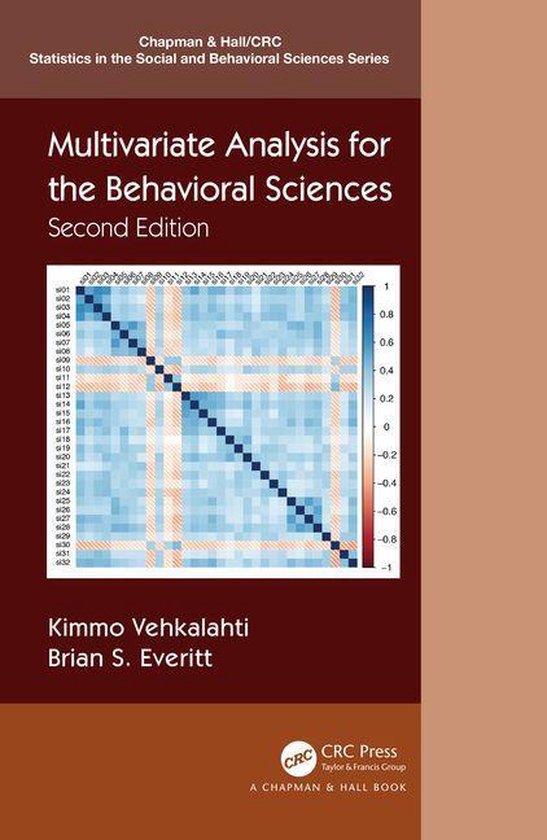 Chapman & Hall/CRC Statistics in the Social and Behavioral S ... - cover