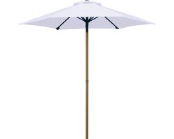 PimXL Parasol - Ø200cm - Wit