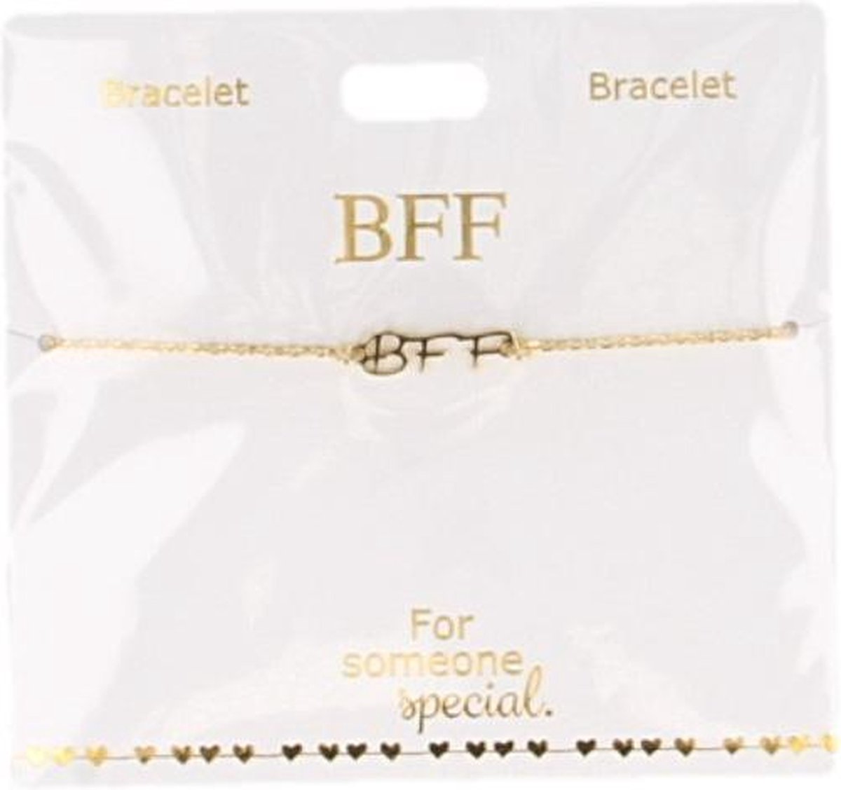 Armband BFF, gold plated