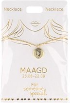 Ketting Maagd, gold plated