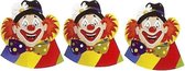 Feesthoedjes Clown -  4 stuks